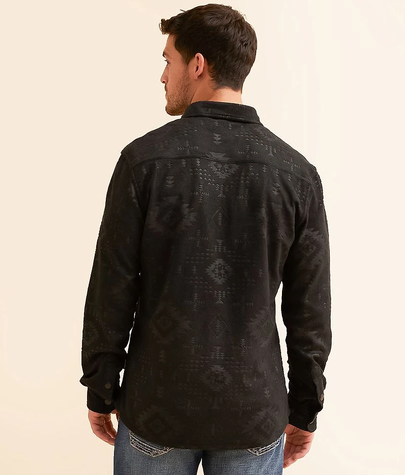 Athletic Southwestern Polar Fleece Shirt
