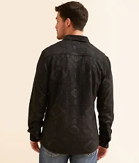 Athletic Southwestern Polar Fleece Shirt