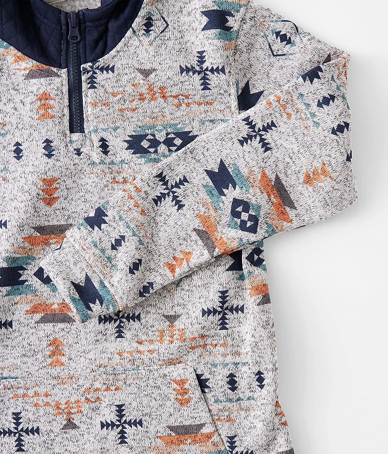 Boys - Southwest Quarter Zip Hooded Sweatshirt