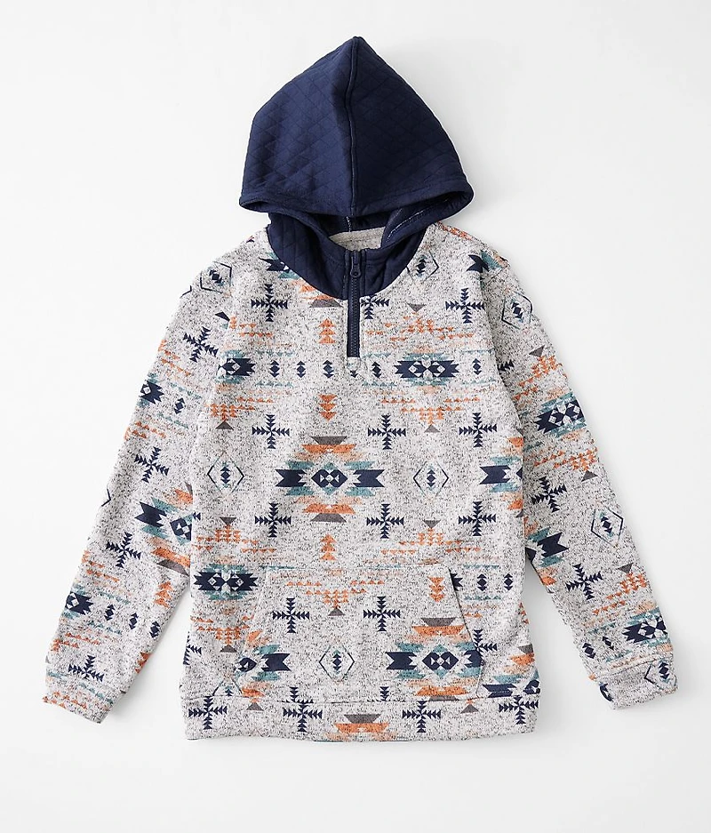 Boys - Southwest Quarter Zip Hooded Sweatshirt
