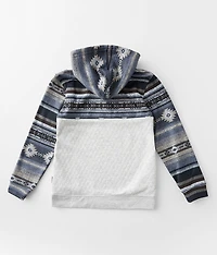 Boys - Quilted Henley Hoodie