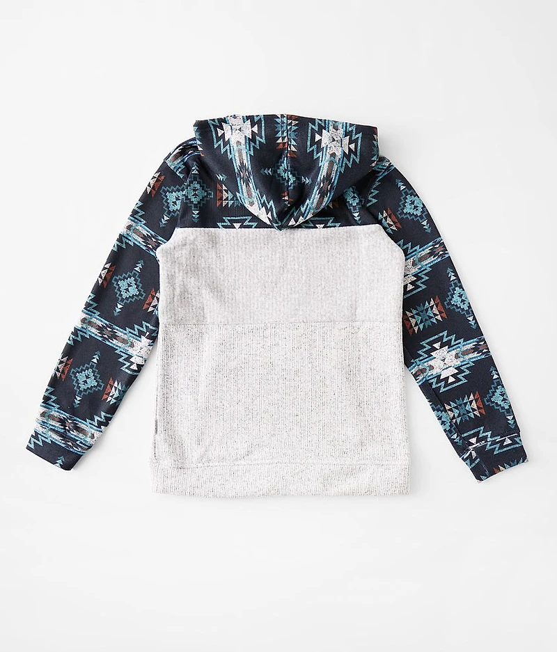 Boys - Southwest Tri Block Hooded Sweatshirt
