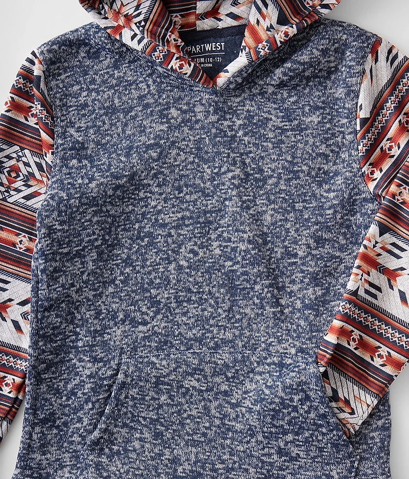 Boys - Southwestern Pieced Hoodie