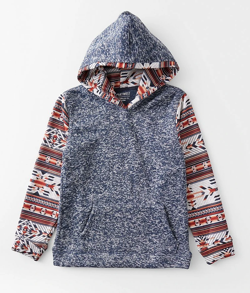 Boys - Southwestern Pieced Hoodie