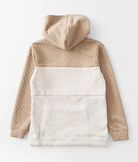 Boys - Quilted Color Block Hoodie