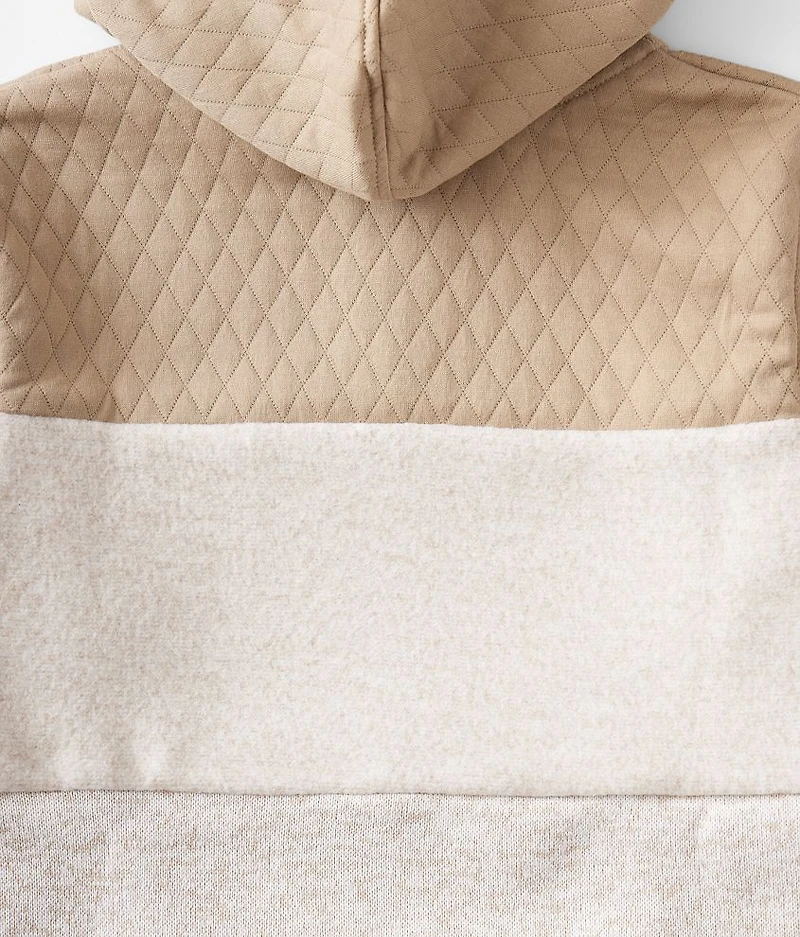 Boys - Quilted Color Block Hoodie
