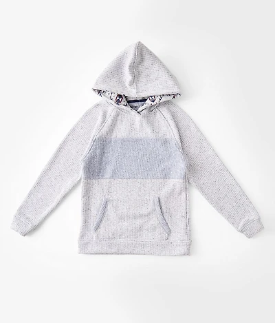 Boys - Striped Cozy Hooded Sweatshirt
