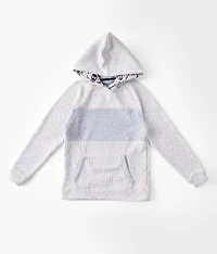 Boys - Striped Cozy Hooded Sweatshirt