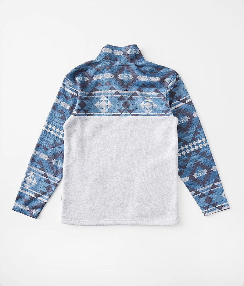 Boys - Color Block Quarter Zip Pullover