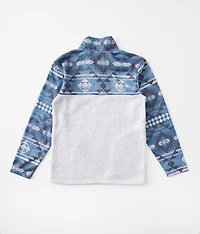 Boys - Color Block Quarter Zip Pullover