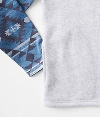 Boys - Color Block Quarter Zip Pullover