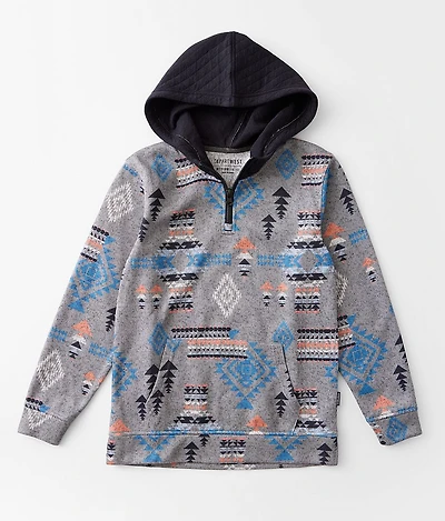 Boys - Quarter Zip Hooded Sweatshirt