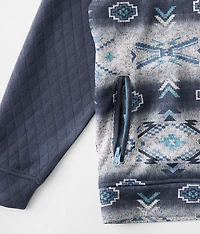 Boys - Quilted Southwestern Hoodie