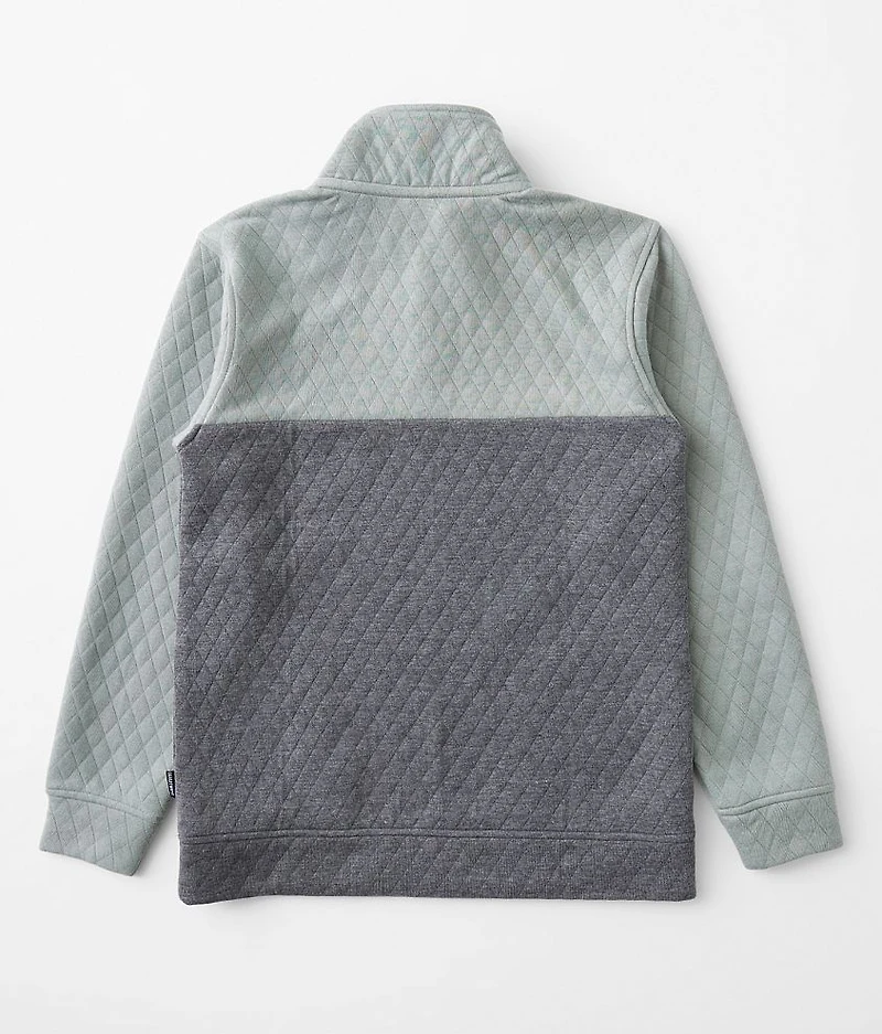 Boys - Quilted Henley Pullover