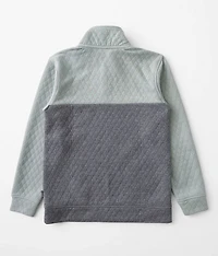 Boys - Quilted Henley Pullover