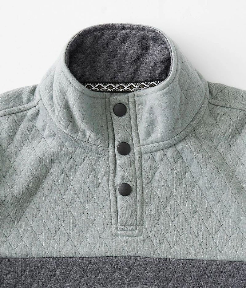 Boys - Quilted Henley Pullover