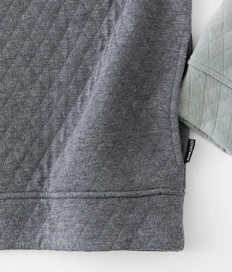 Boys - Quilted Henley Pullover