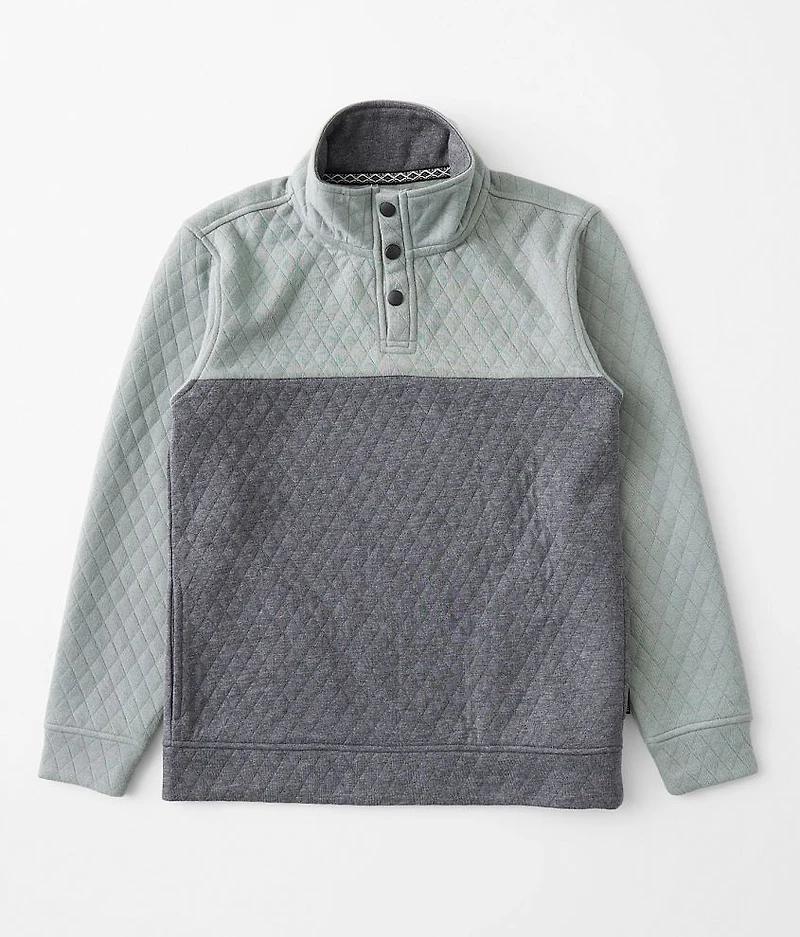 Boys - Quilted Henley Pullover