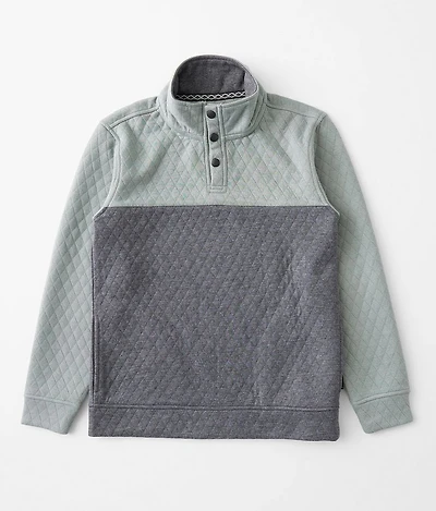Boys - Quilted Henley Pullover