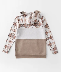 Boys - Southwestern Henley Hoodie