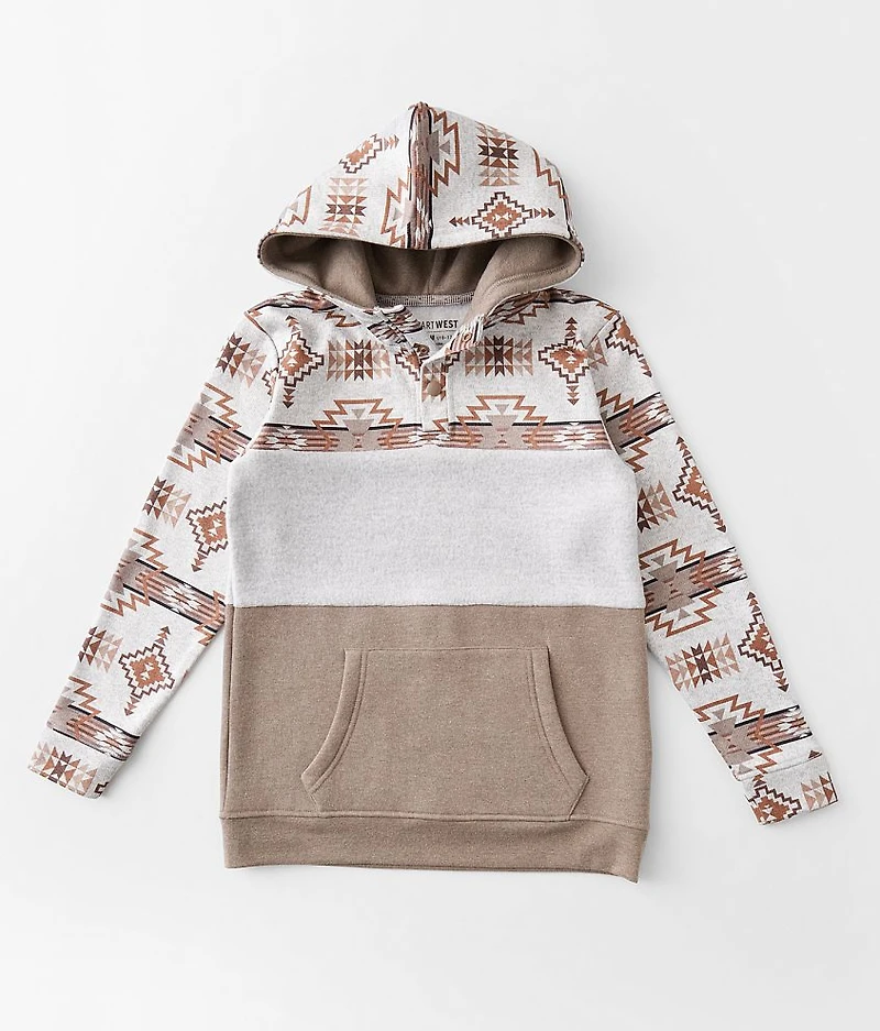 Boys - Southwestern Henley Hoodie