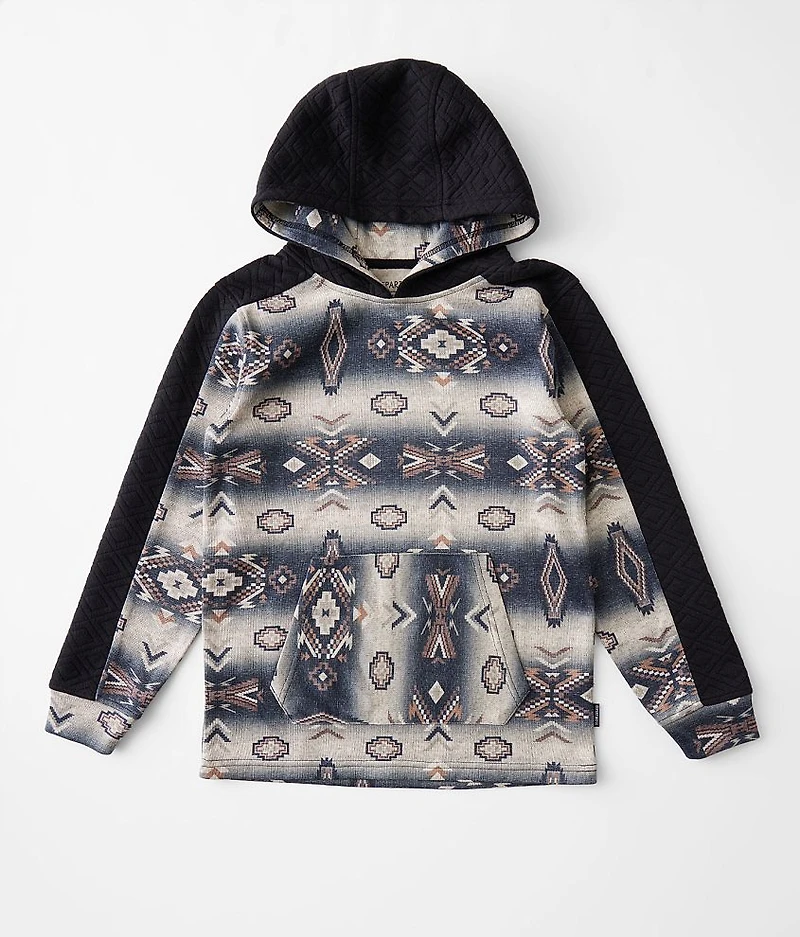 Boys - Ombre Aztec Hooded Sweatshirt