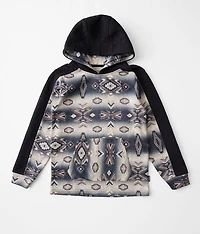 Boys - Ombre Aztec Hooded Sweatshirt