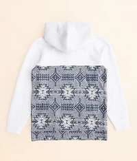 Boys - Southwestern Quarter Zip Hooded Sweatshirt