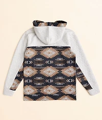 Boys - Quilted Southwestern Hooded Sweatshirt