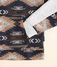 Boys - Quilted Southwestern Hooded Sweatshirt