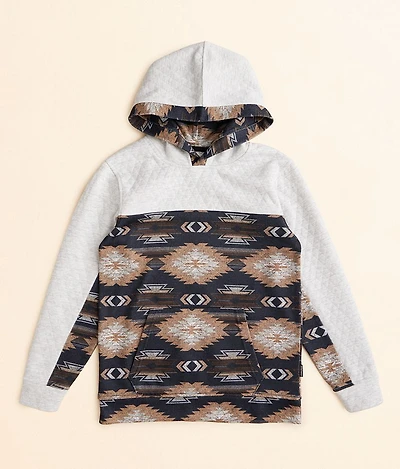 Boys - Quilted Southwestern Hooded Sweatshirt