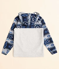 Boys - Southwestern Henley Hooded Sweatshirt