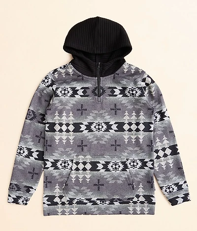 Boys - Southwestern Quarter Zip Hoodie