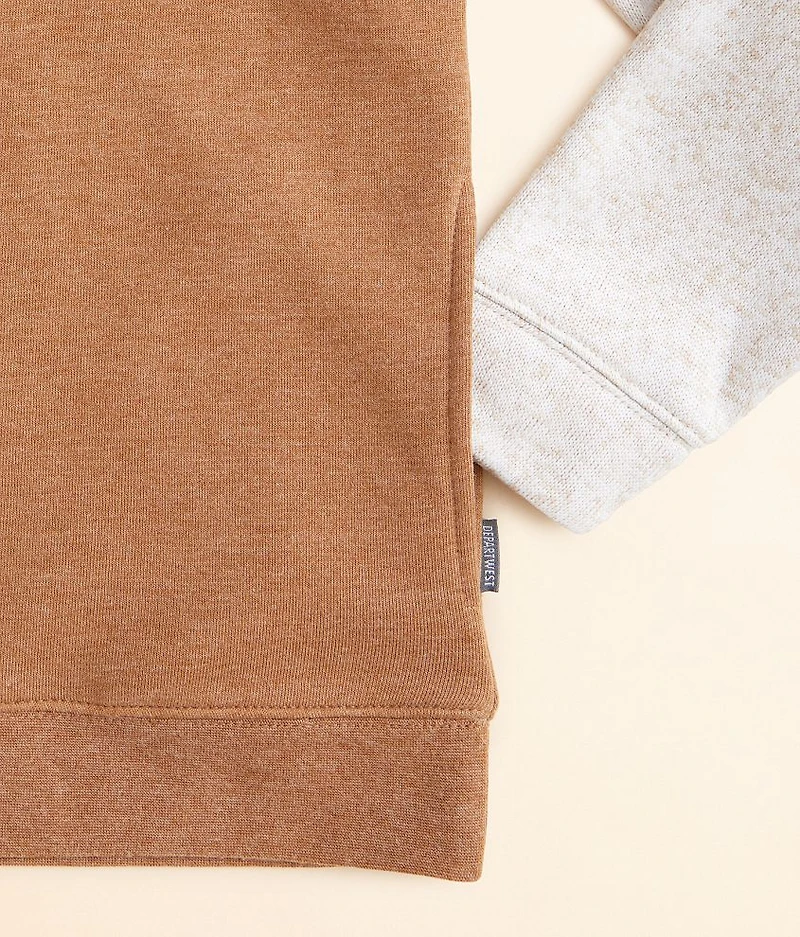 Boys - Color Block Hooded Sweatshirt