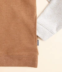 Boys - Color Block Hooded Sweatshirt