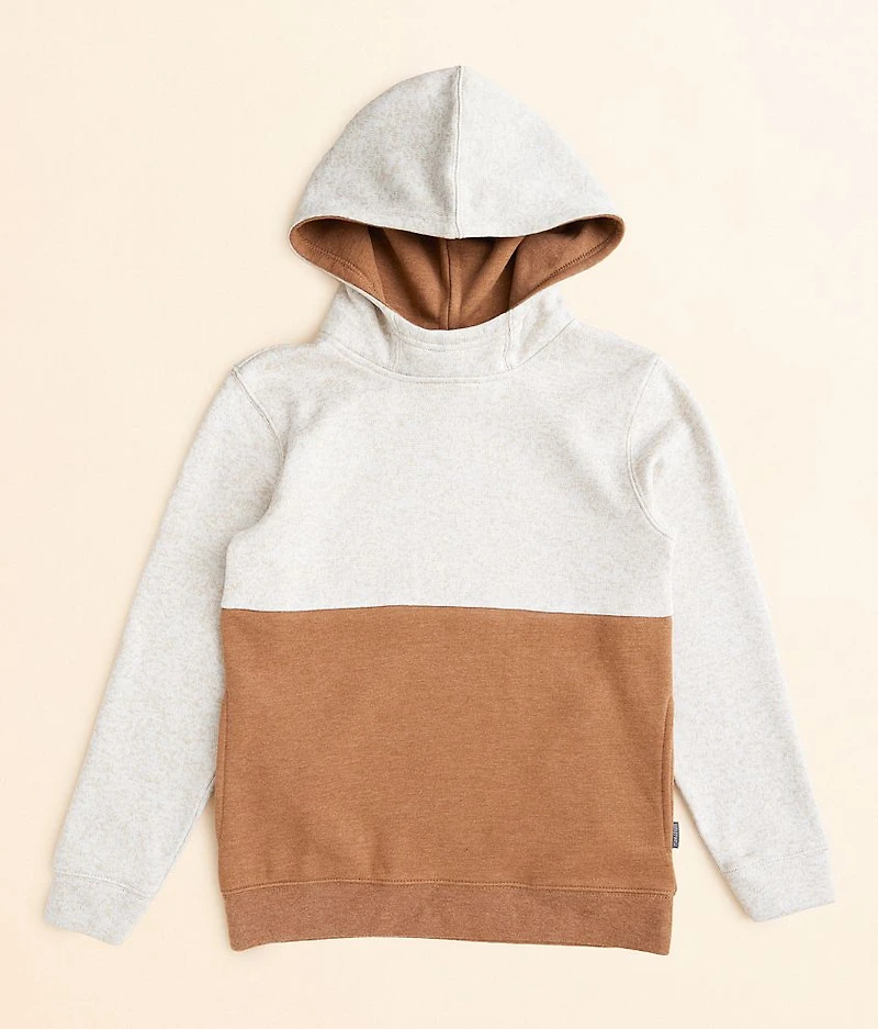Boys - Color Block Hooded Sweatshirt