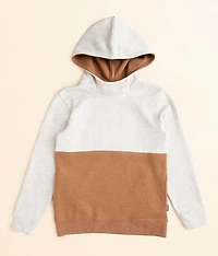 Boys - Color Block Hooded Sweatshirt