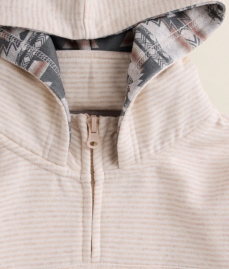 Boys - Quarter Zip Hooded Sweatshirt