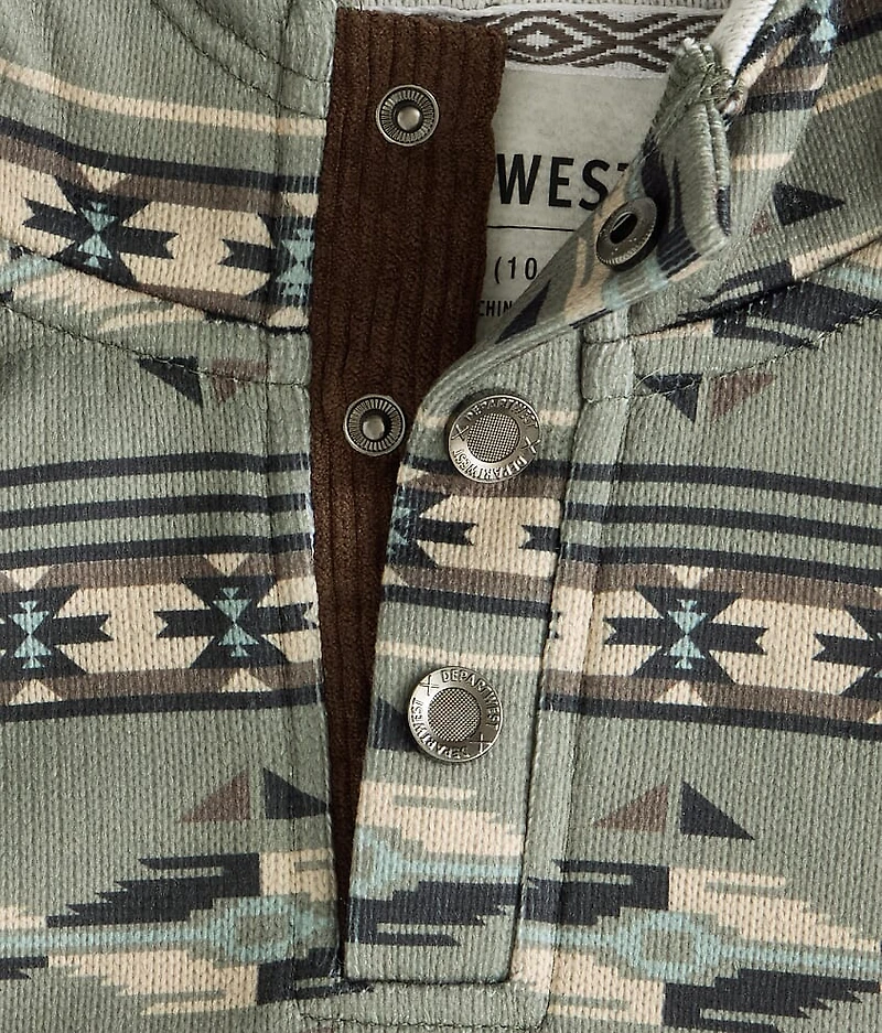 Boys - Quarter Snap Hooded Sweatshirt