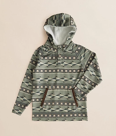 Boys - Quarter Snap Hooded Sweatshirt
