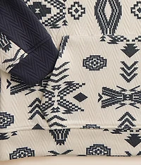 Boys - Pieced Southwestern Print Hoodie