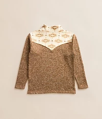 Boys - Southwestern Quarter Zip Pullover