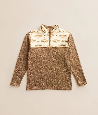 Boys - Southwestern Quarter Zip Pullover