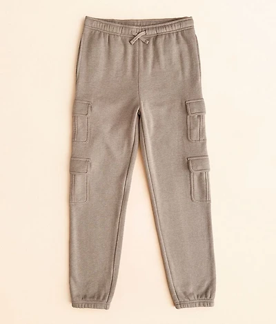 Boys - Heathered Cargo Jogger