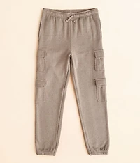 Boys - Heathered Cargo Jogger