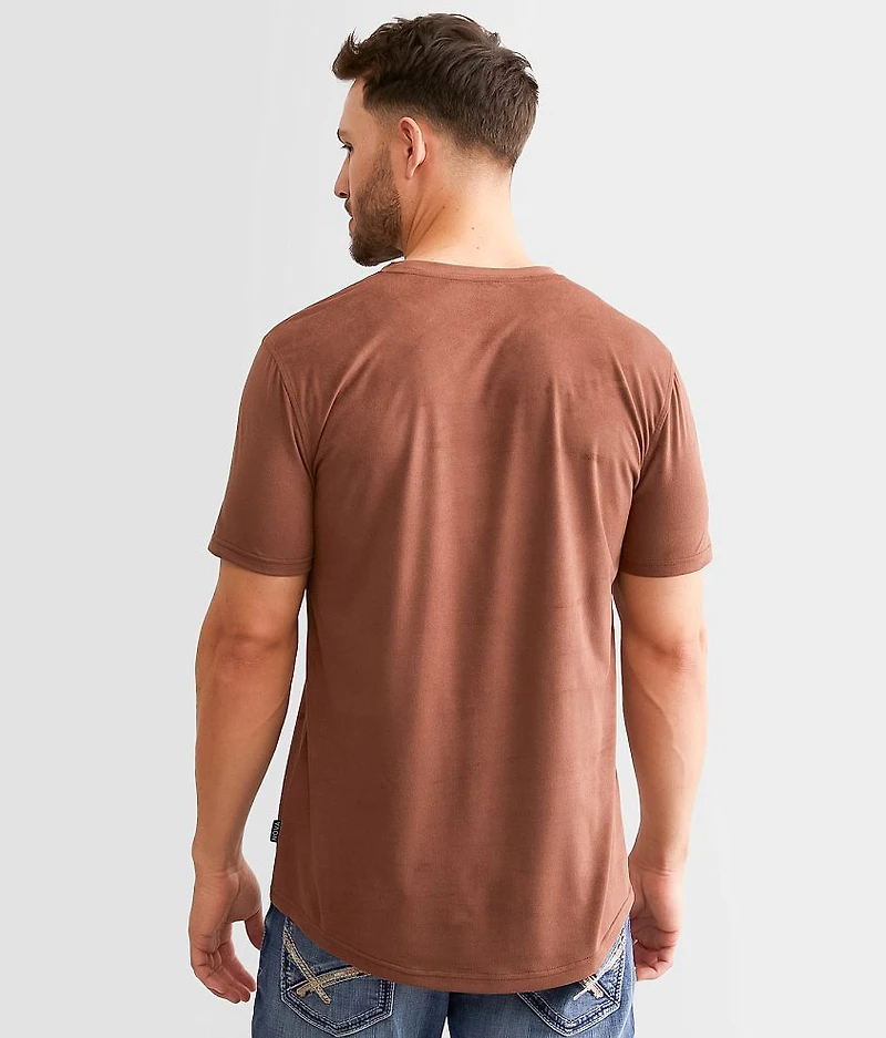 Faux Suede T-Shirt