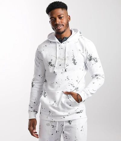 Paint Splatter Hooded Sweatshirt