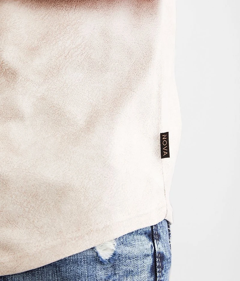 Faux Suede T-Shirt