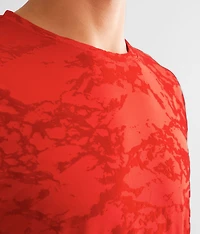 Marble Flocked T-Shirt