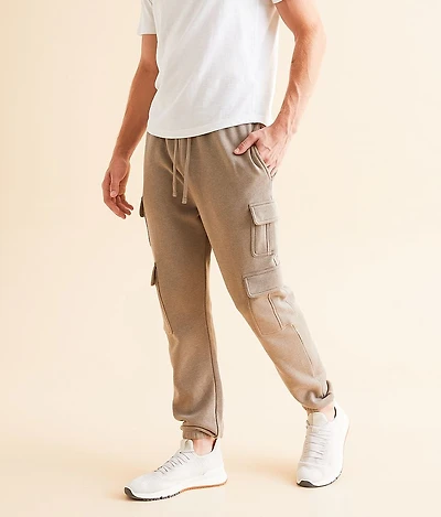Heathered Cargo Jogger